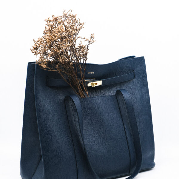 Sac cabas en cuir - fabrication artisanale maroquinerie