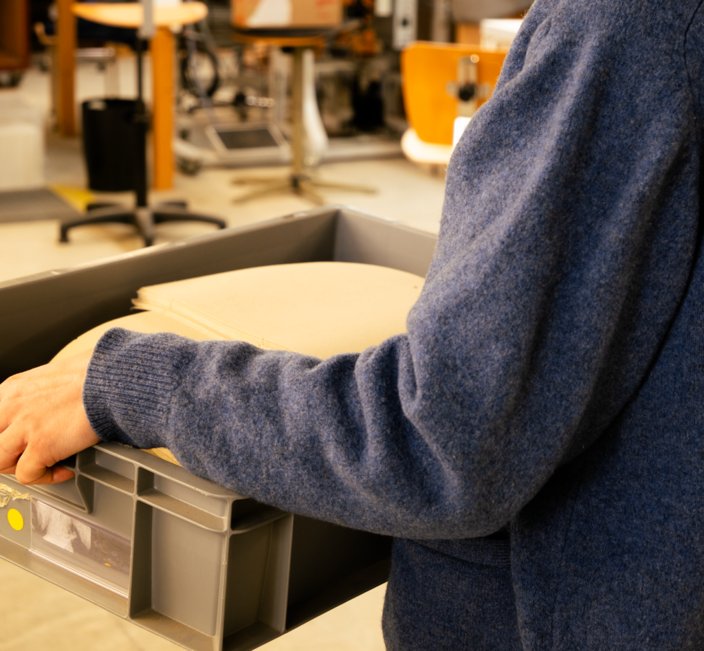 Renfort de matière en maroquinerie